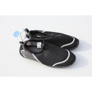 Water Shoes Black/Gray Sun & Sky Mens Size 9-10 Swim Diving Surf Aqua Beach #2